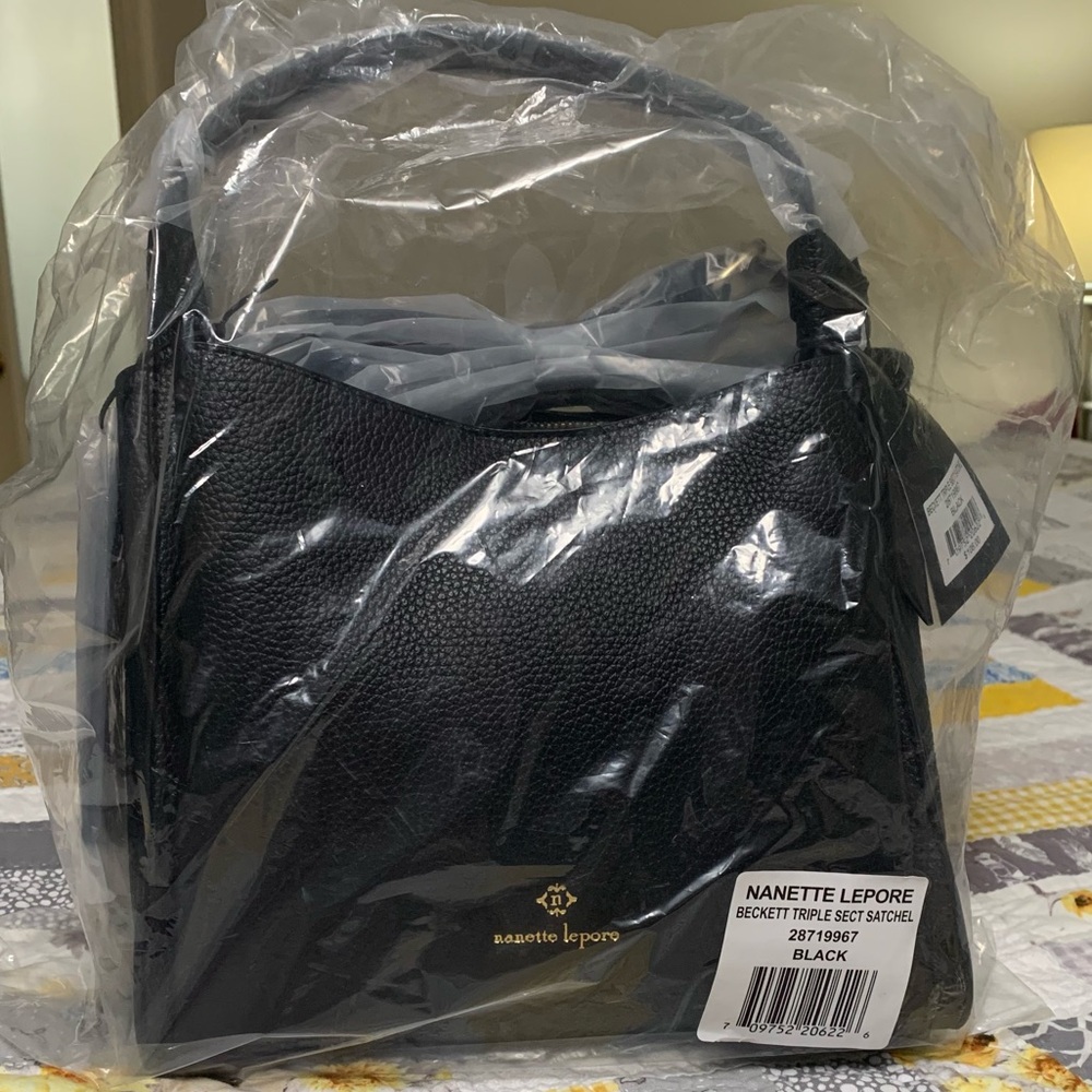 NWT Black Nanette Lepore Bag
